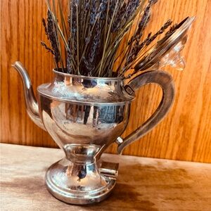 1924 HotPoint Percolator Brass, Silver,wood by Edison Electric Appliance Co Inc